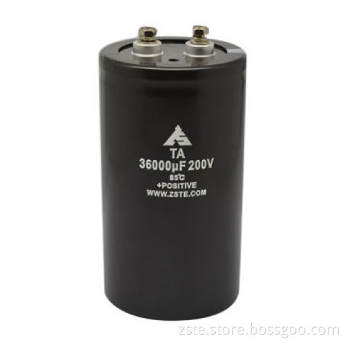 Aluminum Electrolytic Capacitor, Screw Type, High-rated Voltage, Capacitance and Ripple Current